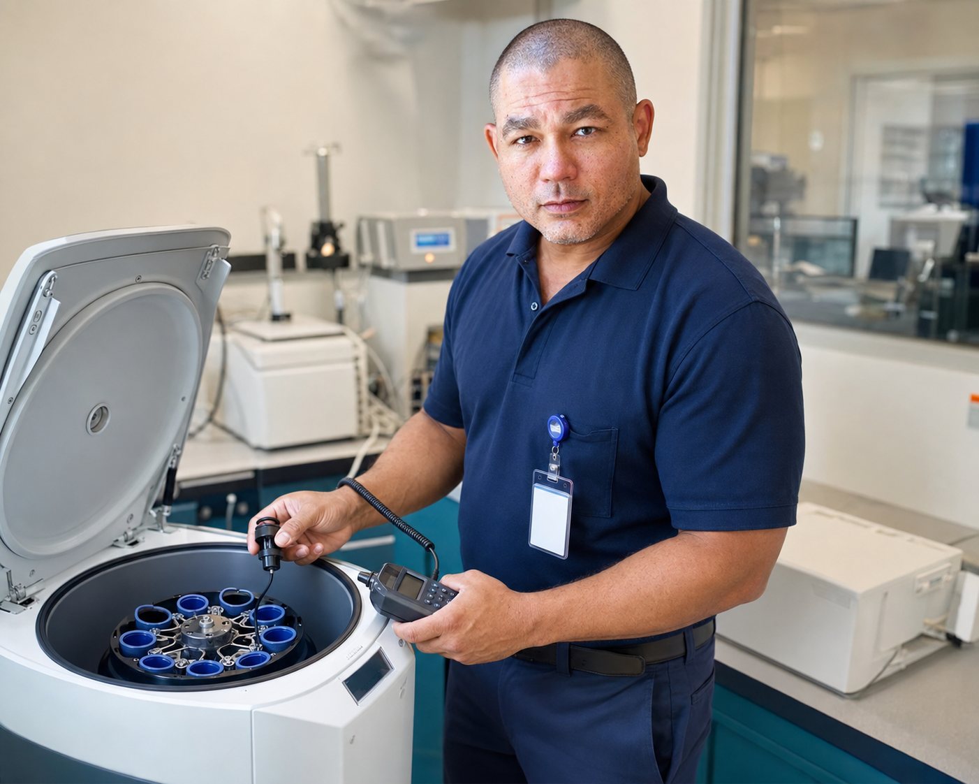 BiomedRx technician performing neurofeedback to protect patient safety