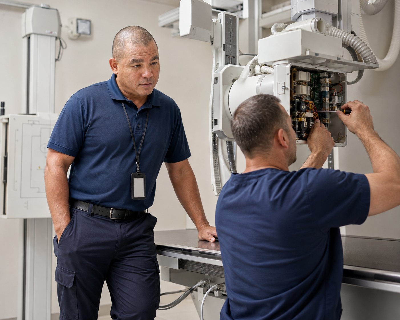 BiomedRx technician performing neurofeedback to protect patient safety